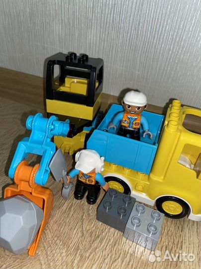 Lego duplo экскаватор и трактор