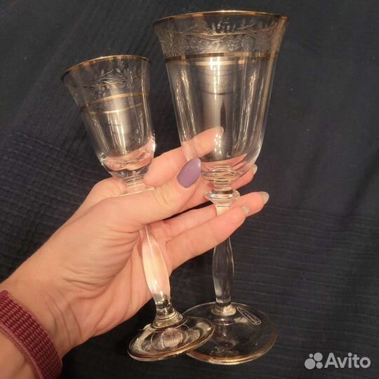 Фужеры и рюмки Bohemia Angela