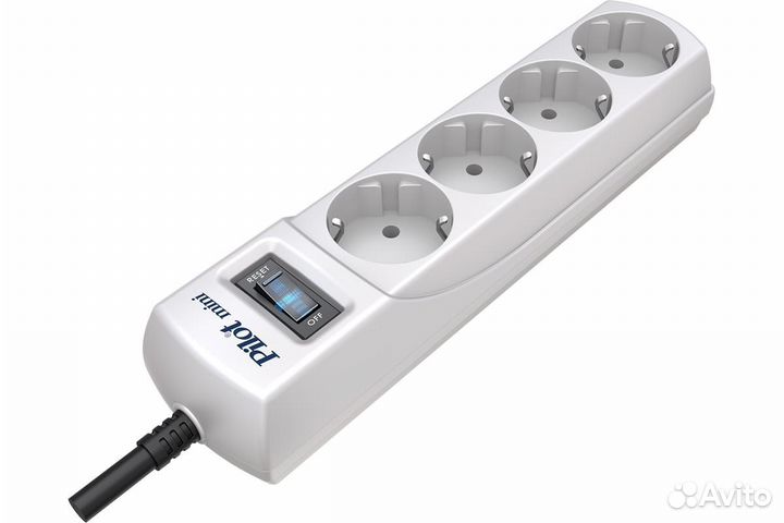 Сетевой фильтр Pilot Mini 5м (4 розетки) 129