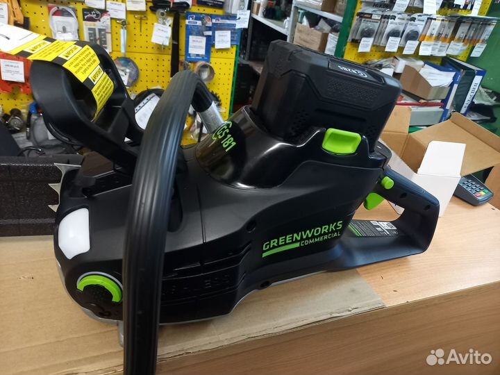 Цепная пила аккумуляторная Greenworks GC82CS25, 82