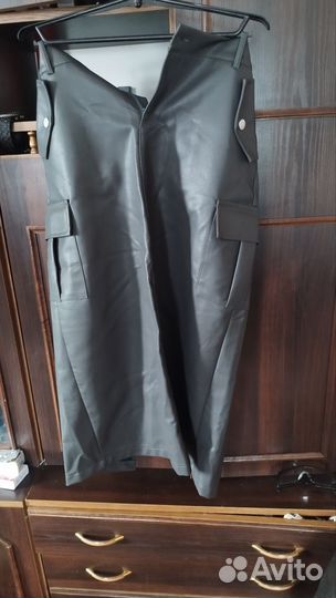 Кожаная юбка