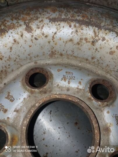 Диски штамповка 15 Volkswagen Transporter T4