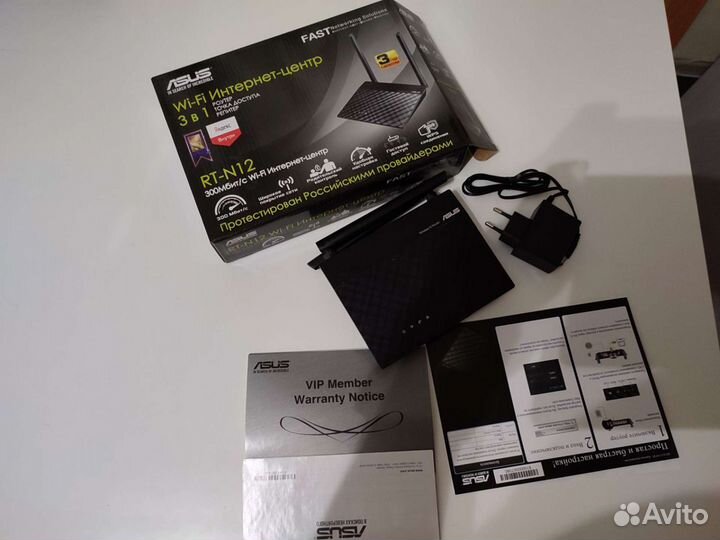 Wifi роутер asus RT-N12