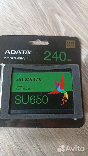 SSD жесткий диск adata 240gb