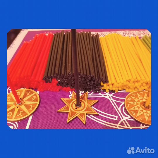 Восковые разноцветные свечи, 400 штук (набор 4 цве