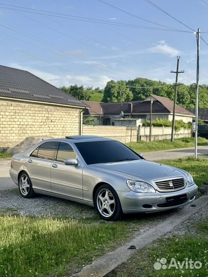 Mercedes-Benz S-класс 5.0 AT, 2000, 202 000 км