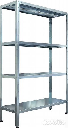 Стеллажи, полки и тележки из нержавейки