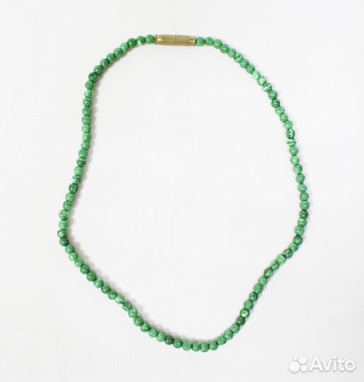 Бусы Малахит, длина 36 см (14)