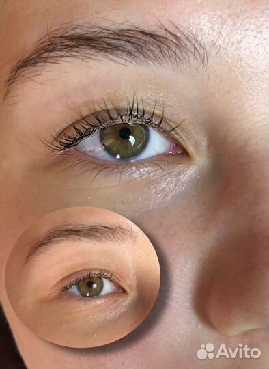 Ламинирование ресниц бровей