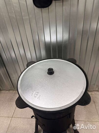 Чугунный казан 16 литров