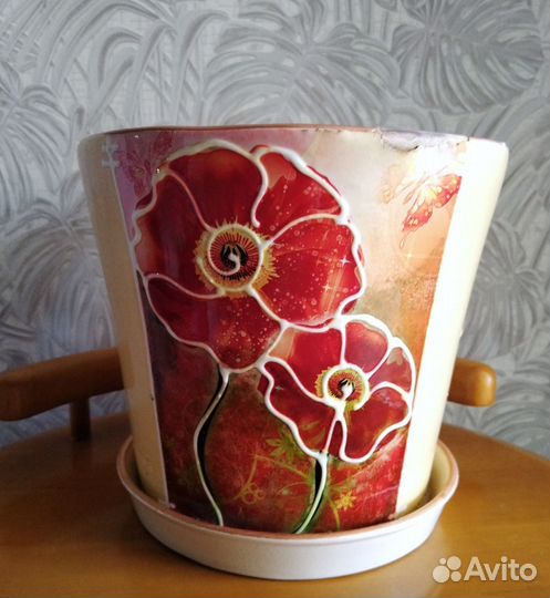 Горшок напольный для цветов большой