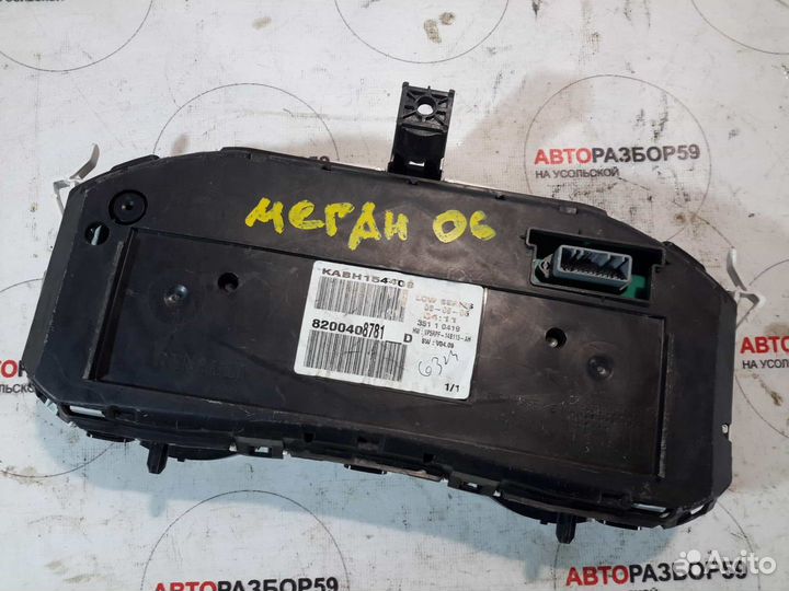 Панель приборов Renault Megane 2
