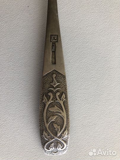 Ложки десертные мельхиоровые. СССР