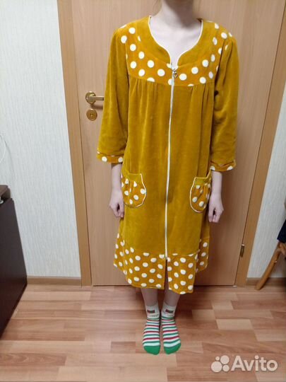 Халат велюровый женский 46 48