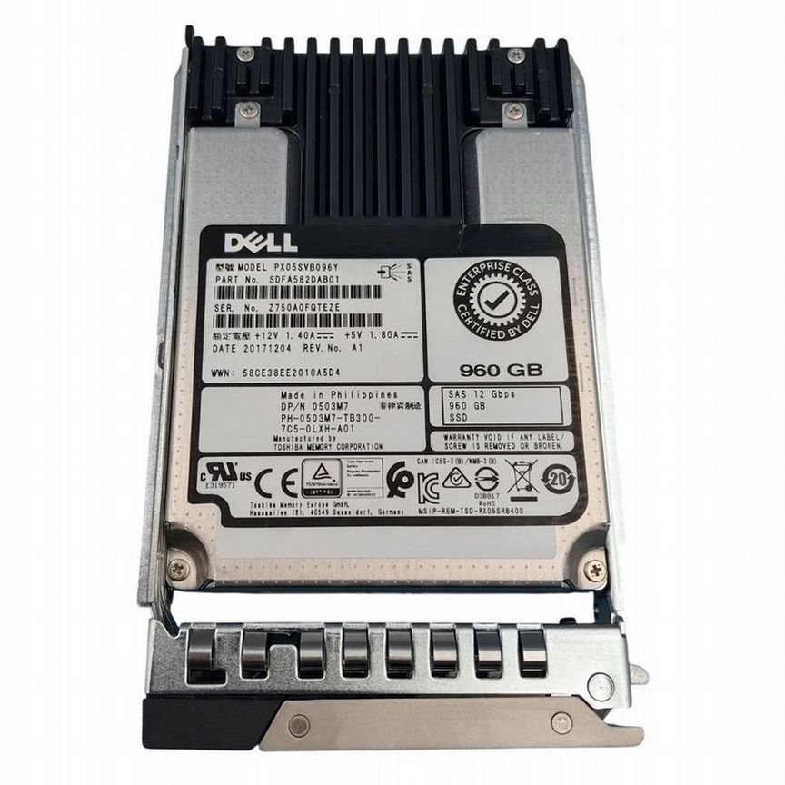 [503M7] Жесткий Диск Dell 960gb Sas 2,5" Ssd 503m7