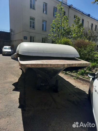 Катер тримаран Бостонский китобои самострой