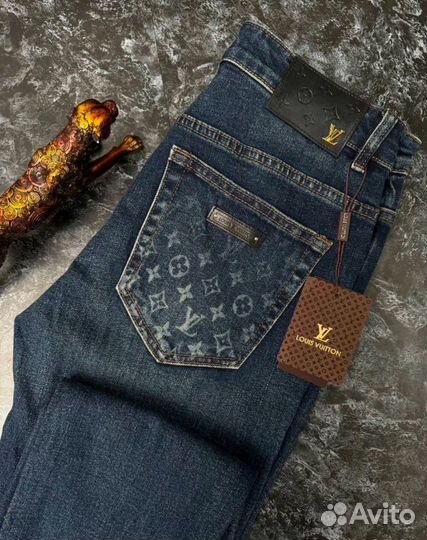 Louis vuitton джинсы премиум
