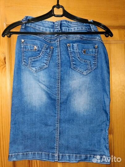 Джинсовая юбка женская