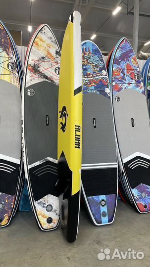 SUP доска-каяк 2 В 1 raidex aloha yello 10.6’ (320