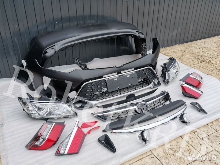 Рестайлинг Toyota Camry из 50 в 55 кузов