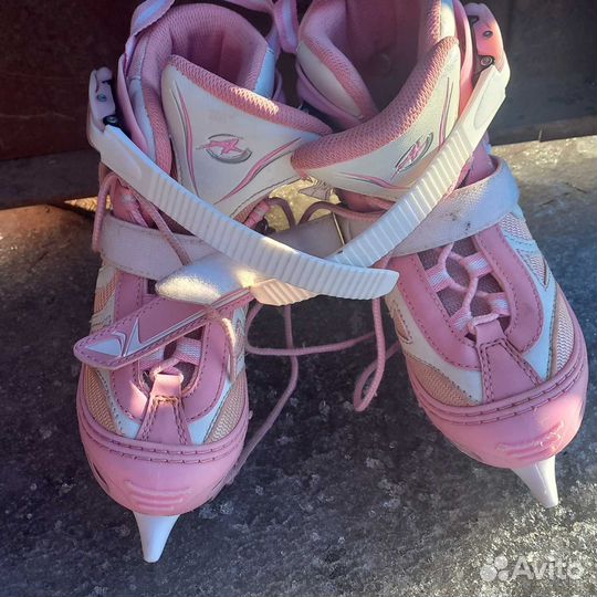 Коньки детские раздвижные 31-35