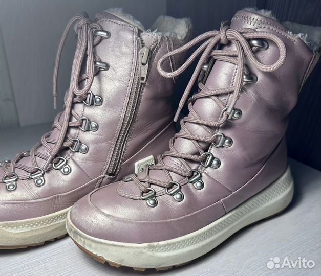 Ботинки зимние ecco 34