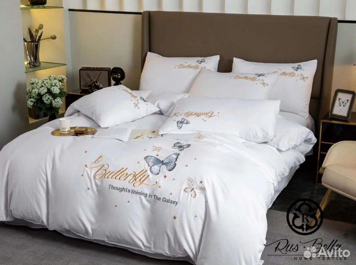 Постельное белье с вышивкой 1.5/2ка/евро/семейный