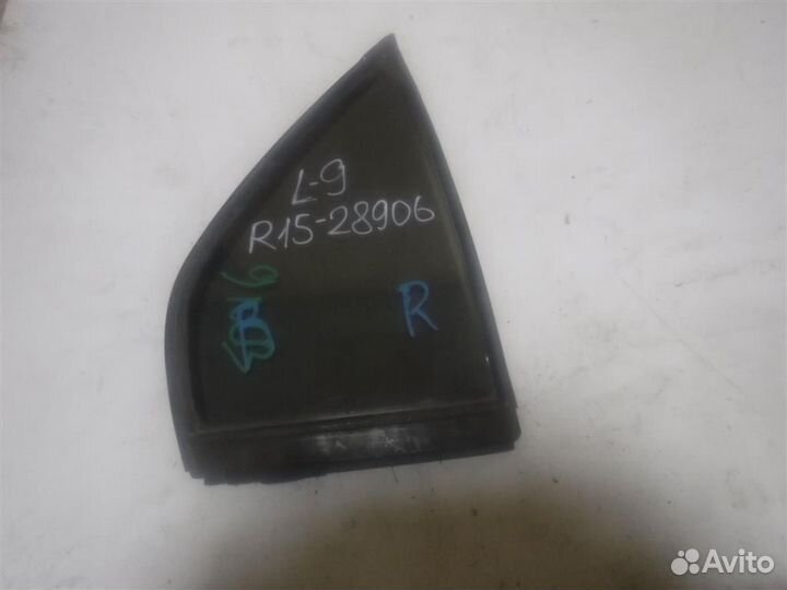 Стекло двери задней правой (форточка) Mitsubishi