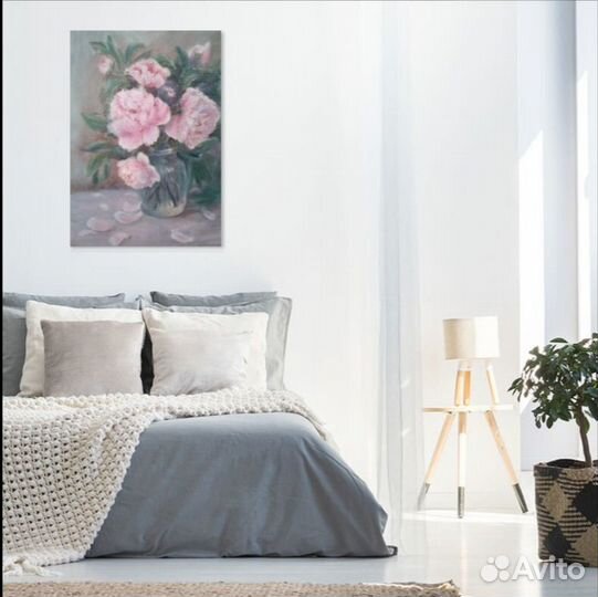 Картина Пионы розовые