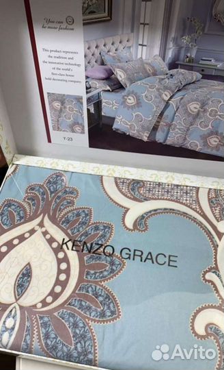 Постельное белье kenzo grace сатин