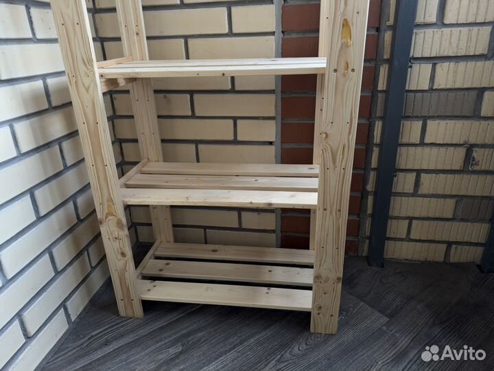 Стеллаж деревянный