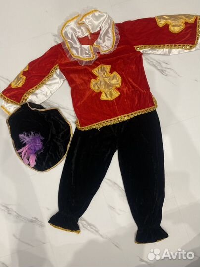 Карнавальный костюм мушкетера 110-116р