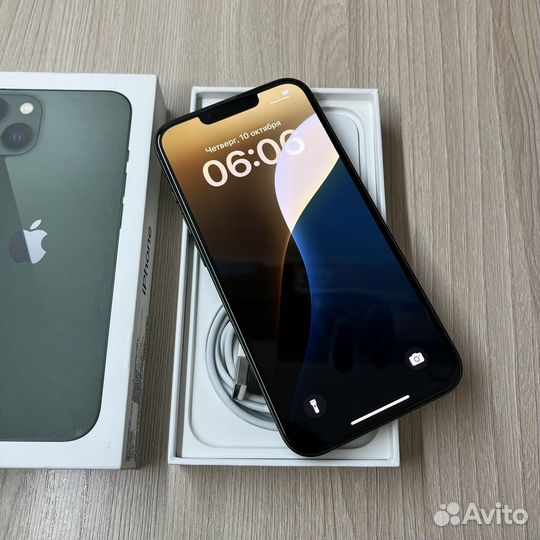 iPhone 13 128gb (Идеал, акб 87%, sim)