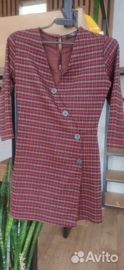 Комбинезон в клетку Bershka 42 размера