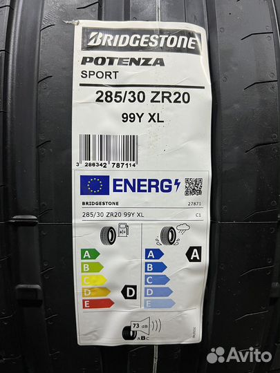 Bridgestone Potenza Sport 285/30 R20 99Y