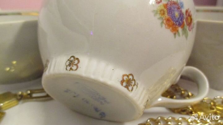 Чайная чашка Мейсоновский букет Рига 60-е-70-е