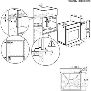 Духовой шкаф electrolux eob96850av