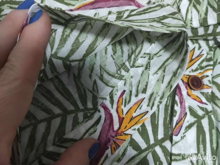 Рубашка мужская с коротким рукавом размер xl