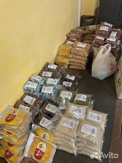 Орехи и сухофрукты в розницу