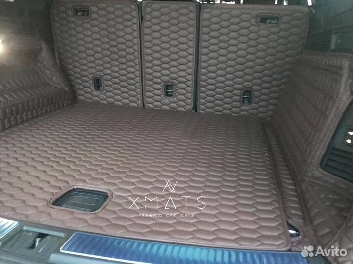3D коврики из экокожи для Volkswagen Touareg 3