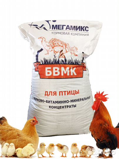 Мегамикс бвмк 25 проц. для с/х птицы, премиксы