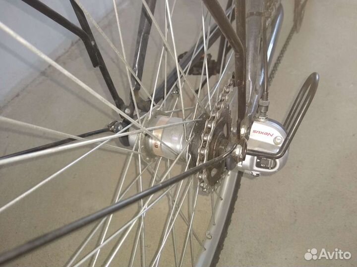 Кастом байк с тремя скоростями и ножным тормозом