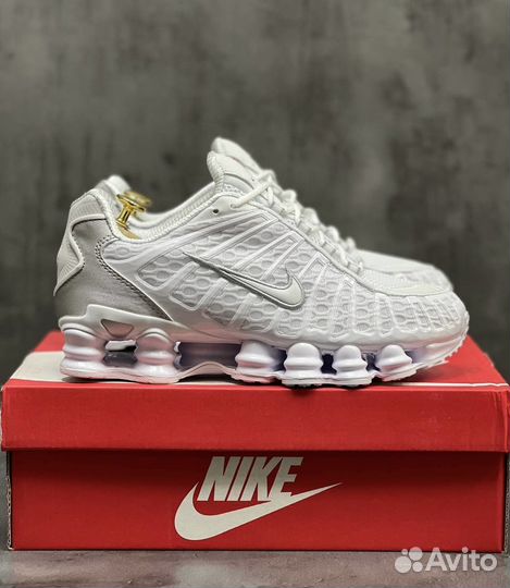 Nike Shox TL White Metallic Silver