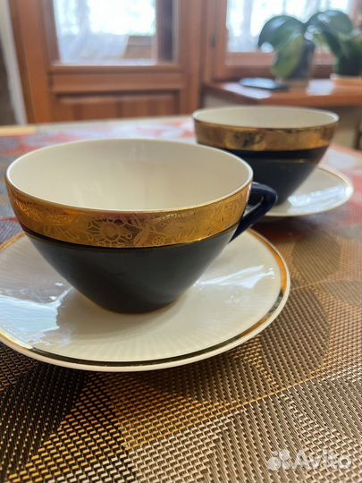 Чайная пара фарфор СССР