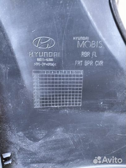 Бампер передний hyundai solaris