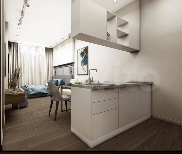 1-к. апартаменты, 32,9 м², 1/7 эт.