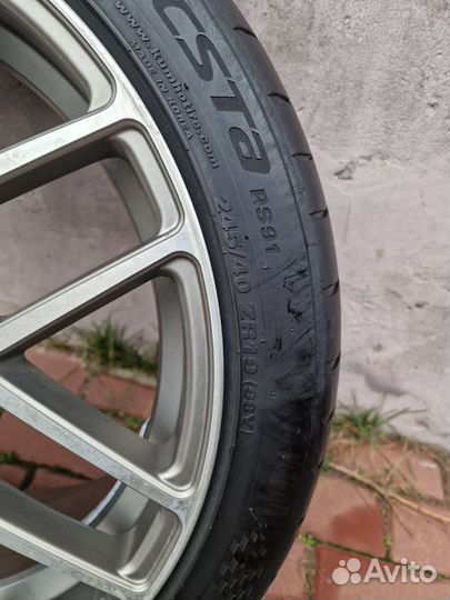 Диски mlj hyperion cvm 19 и резина Kumho 245/40/19