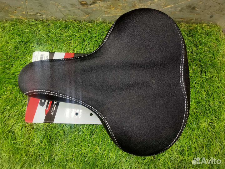 Седло для велосипеда широкое ортопедическое