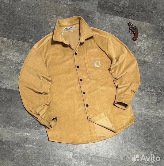 Рубашка вельветовая мужская