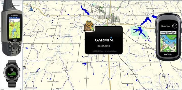 Карта глубин Garmin Топо 6.41